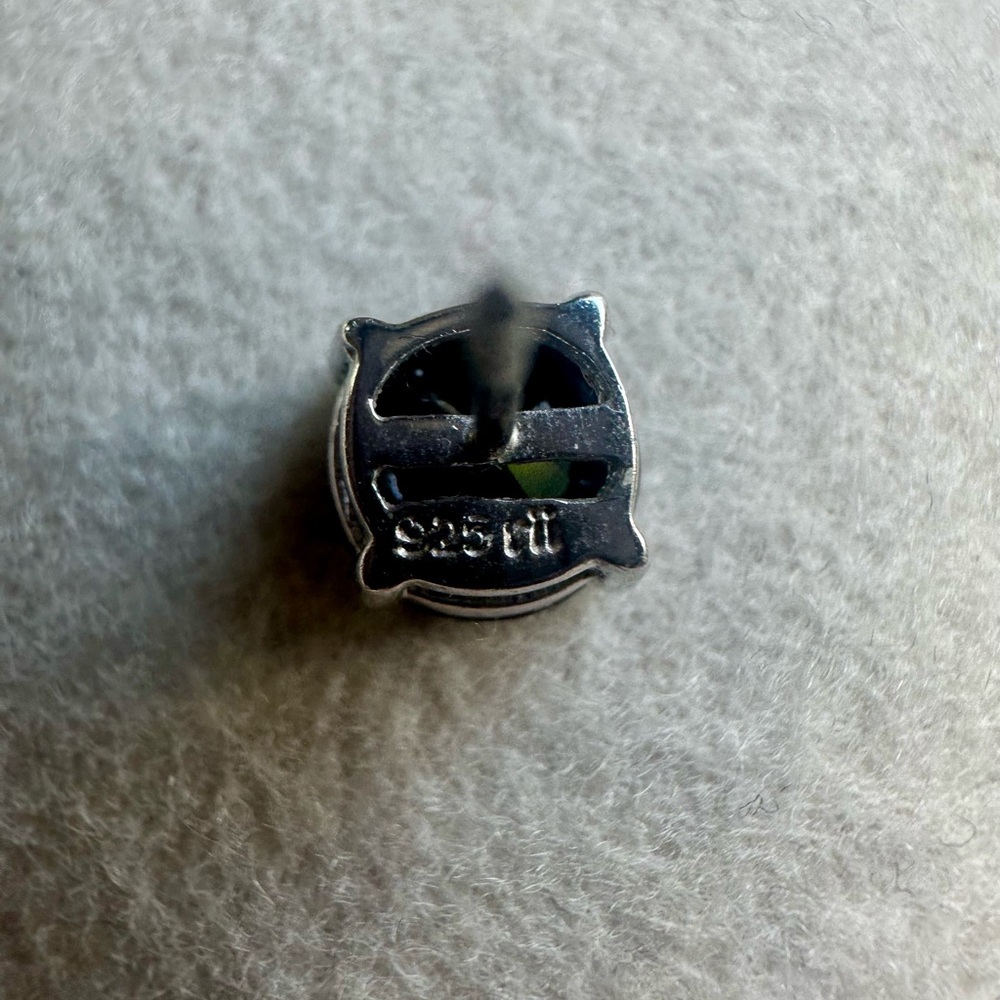 Sterling Silver 925 Stamped Black Onyx Stud Earrings New! Unique Cut - Picture 12 of 16